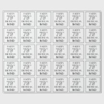 FELIZ CUMPLEAÑOS 79; Estilo Art Deco; Nombre perso