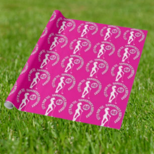 Papel De Regalo Feliz cumpleaños a nuestra favorita señorita Golfe