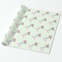 Papel De Regalo Feliz cumpleaños Emily Las Vegas Wrapping Paper