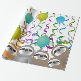 Papel De Regalo Feliz cumpleaños Fiesta Slots