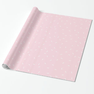 Papel De Regalo FELIZ CUMPLEAÑOS lindo bebé rociarse rosa