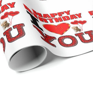 Papel De Regalo Feliz cumpleaños te amo