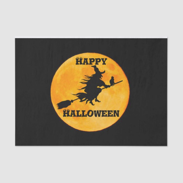 Papel de regalo feliz de Halloween (Anverso)