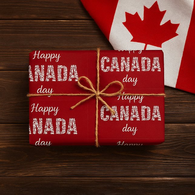Papel De Regalo Feliz Día de Canadá (Subido por el creador)