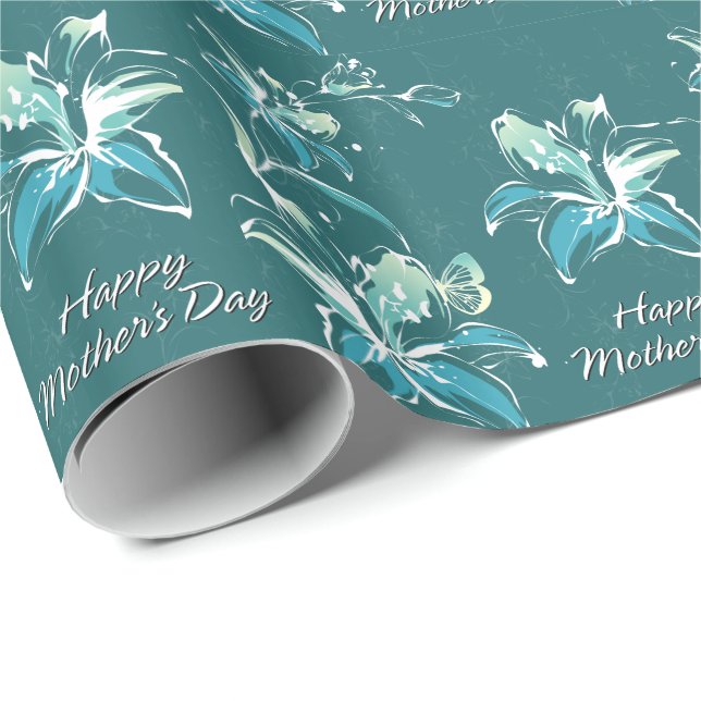 Papel De Regalo Feliz Día de la Madre 25 (Esquina del rollo)