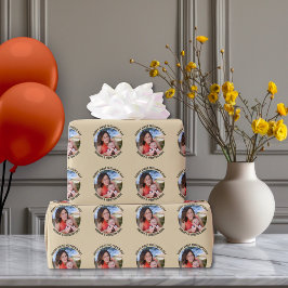 Papel De Regalo Feliz Día de la Madre Personalizado foto y texto