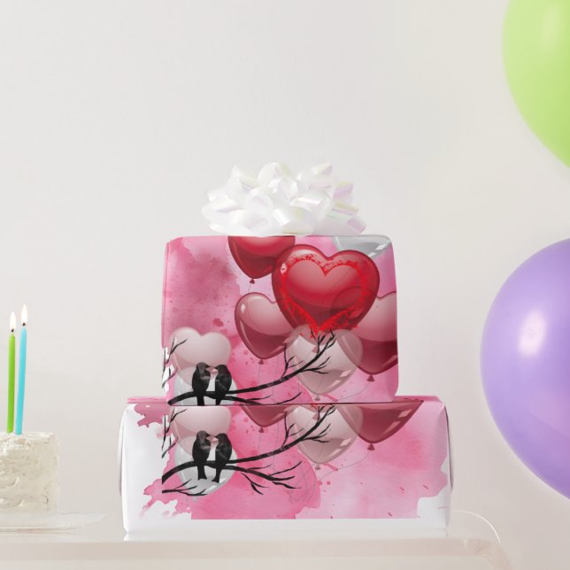 Papel De Regalo Feliz día de San Valentín (Regalos de fiesta)