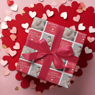 Papel De Regalo Feliz Día de San Valentín 2 Vacaciones fotográfi