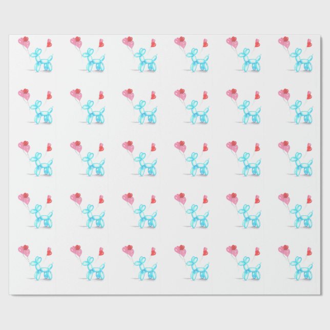 Papel De Regalo Feliz Día de San Valentín amor (Costura)