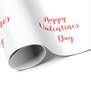 Papel De Regalo Feliz Día de San Valentín Romántico 2025