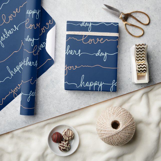 Papel De Regalo Feliz Día del Padre  (Artesanía)