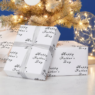 Papel De Regalo Feliz Día del Padre abuelo negro moderno