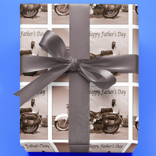 Papel De Regalo Feliz Día del Padre Harley Davidson