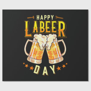 Papel De Regalo Feliz Día del Trabajo Divertido Día del Trabajo