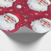 Feliz diseño facial de Santa Claus