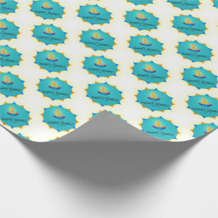 Papel De Regalo Feliz Diwali con Diya