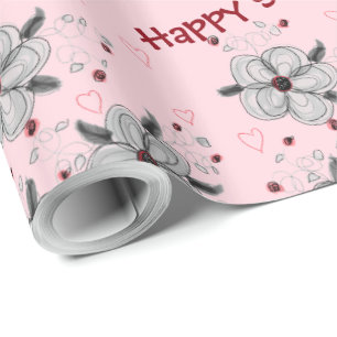 Papel De Regalo Feliz dulce 16 Pink Gift
