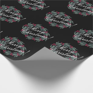 Papel De Regalo Feliz Festival de Bonito de Guión de Navidad