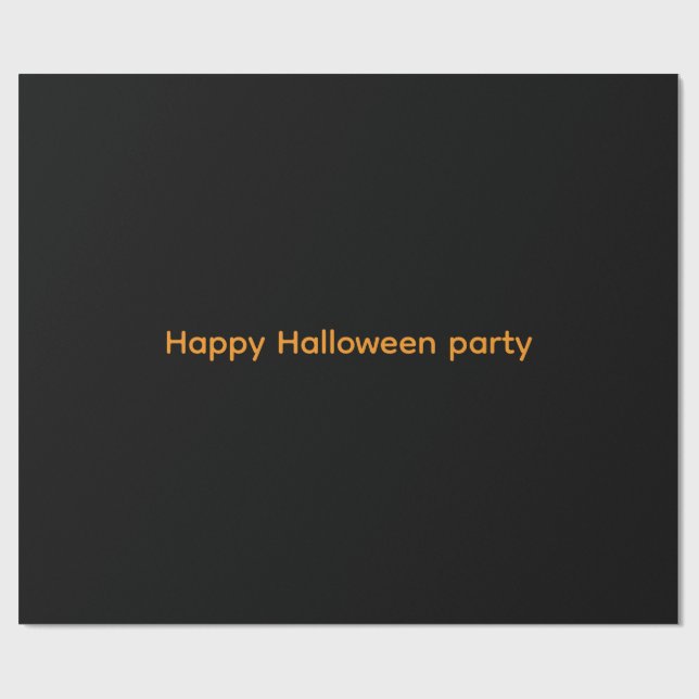 Papel de regalo feliz fiesta de Halloween  (Superficie plana)