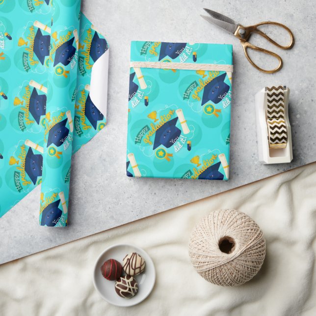 Papel De Regalo Feliz Graduación que lo hiciste (Artesanía)