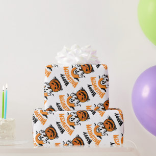 Papel De Regalo Feliz Halloween