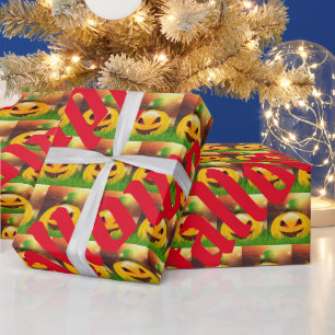 Papel De Regalo Feliz Halloween, espeluznante Fiesta