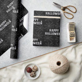 Papel De Regalo Feliz Halloween Regalo de fiesta gótico espeluznan