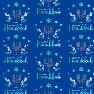 Papel De Regalo Feliz Hanukkah