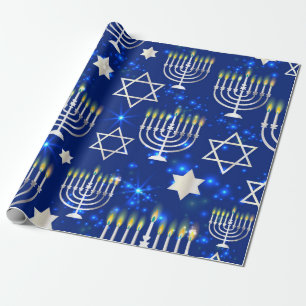 Papel De Regalo Feliz Hanukkah