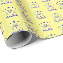 Papel de regalo Feliz Janucá