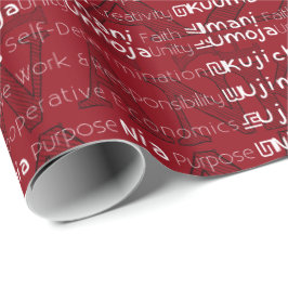 Papel De Regalo Feliz Kwanzaa