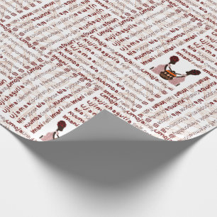 Papel De Regalo Feliz Kwanzaa