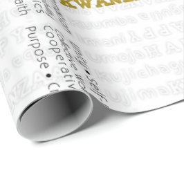 Papel De Regalo Feliz Kwanzaa