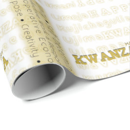 Papel De Regalo Feliz Kwanzaa