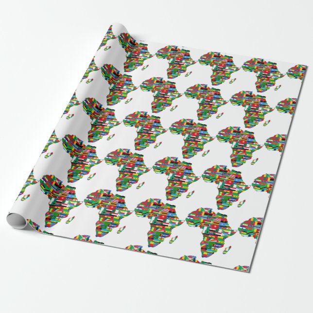 Papel De Regalo Feliz Kwanzaa (Desenrollado)
