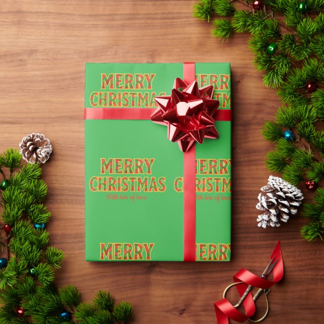 Papel De Regalo Feliz Navidad (Regalo de vacaciones)