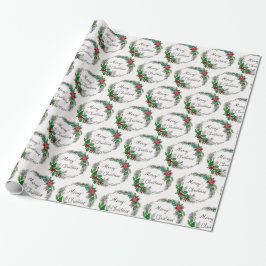 Papel de regalo Feliz Navidad