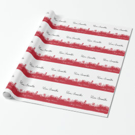 Papel De Regalo Feliz Navidad