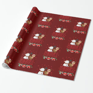 Papel De Regalo Feliz Navidad