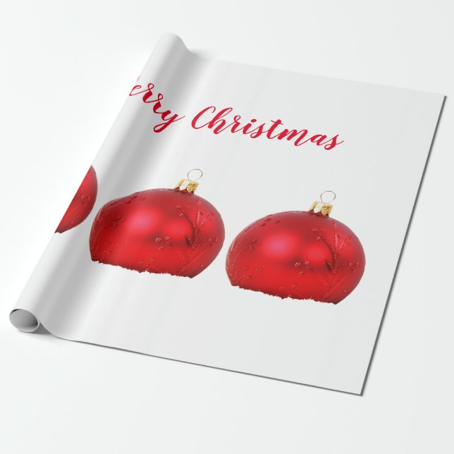 Papel de Regalo Feliz Navidad (Desenrollado)