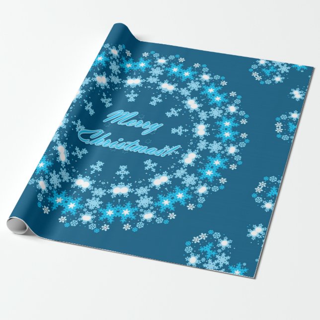 Papel De Regalo Feliz Navidad (Desenrollado)