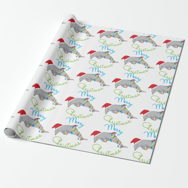 Papel De Regalo Feliz Navidad (Desenrollado)
