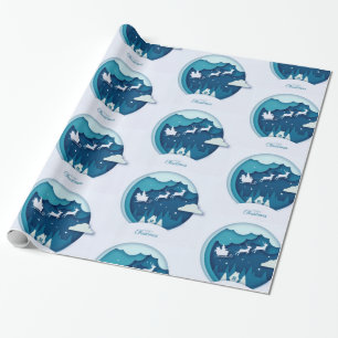 Papel De Regalo Feliz Navidad