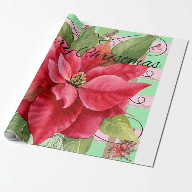 Papel De Regalo Feliz Navidad (Desenrollado)