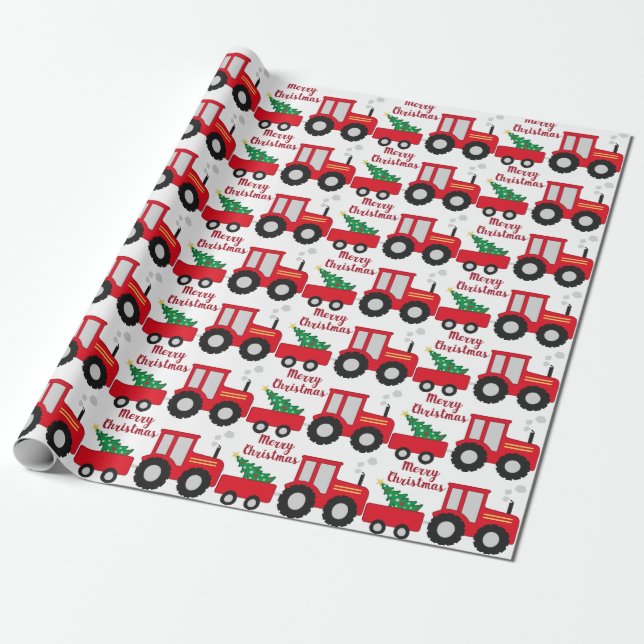 Papel De Regalo Feliz Navidad (Desenrollado)