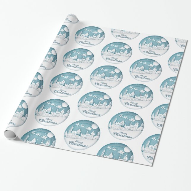 Papel De Regalo Feliz Navidad (Desenrollado)