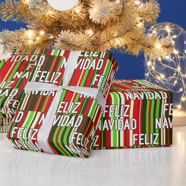 Papel De Regalo Feliz Navidad Amigos (Vacaciones)