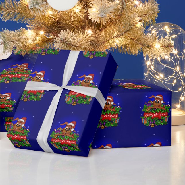 Papel De Regalo Feliz Navidad con Navidades (Vacaciones)