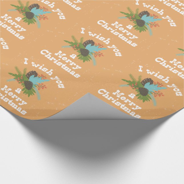 Papel De Regalo Feliz Navidad Decoración (Esquina)