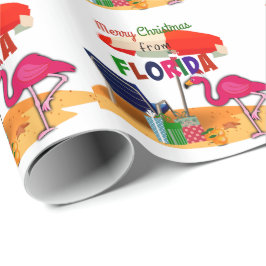 Papel De Regalo Feliz Navidad desde Florida